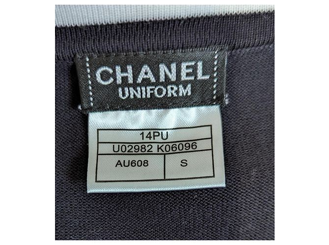 Strickjacke Chanel Schwarz Weiß - Ansicht 2