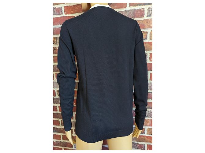 Strickjacke Chanel Schwarz Weiß - Ansicht 8