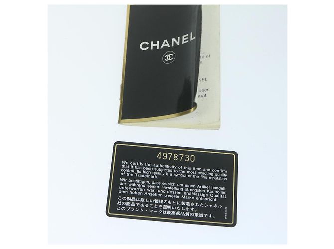 CHANEL Vanity Cosmetic Pouch Caviar Skin Black CC Auth bs11563 Nero - vista 19