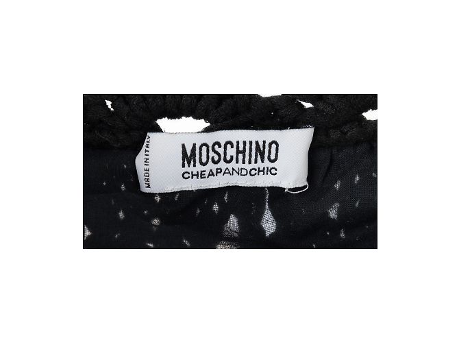 Moschino Cheap and Chic Häkeljacke Schwarz - Ansicht 4