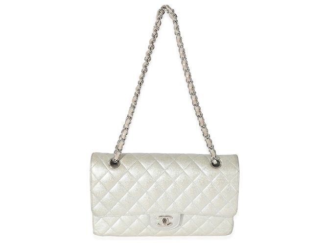 Timeless Chanel 21K Glitter Caviar Medium Classic Double Flap Handtasche - Ansicht 2