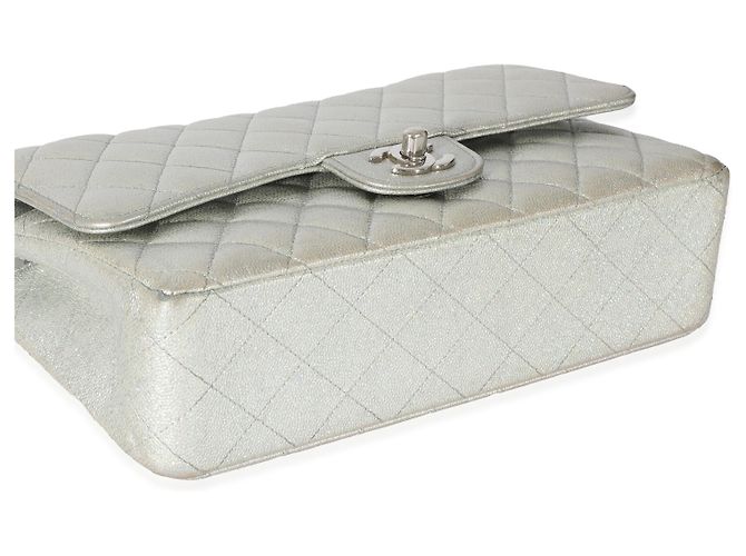 Timeless Chanel 21K Glitter Caviar Medium Classic Double Flap Handtasche - Ansicht 5