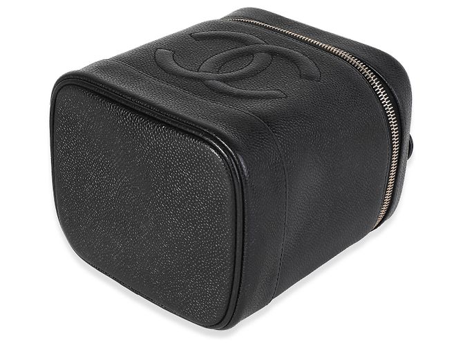 Bolso de mano Vanity Case de caviar negro vintage de Chanel - vista 5
