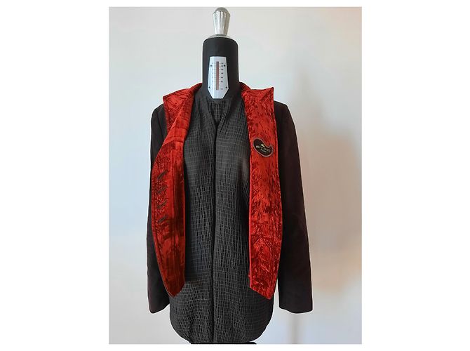 Americana de mujer Etro de terciopelo de algodón marrón Castaño - vista 9