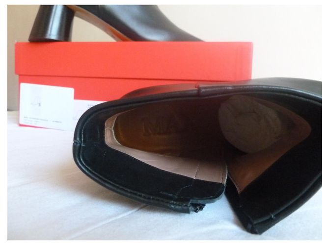 Max & Co Botines MAX&CO de piel auténtica Negro - vista 11
