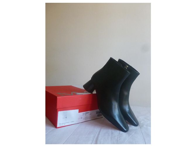 Max & Co Botines MAX&CO de piel auténtica Negro - vista 9