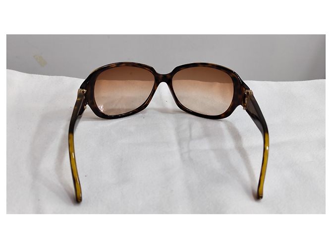 Gafas de sol oversize Boucheron marrones de plástico Castaño - vista 3