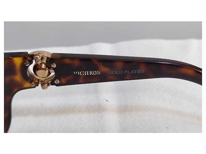 Gafas de sol oversize Boucheron marrones de plástico Castaño - vista 7