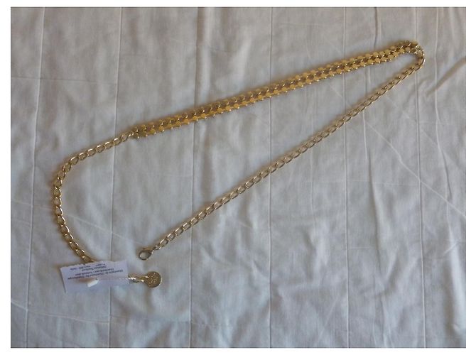 MAX MARA'S Juwelengürtel mit Strasssteinen Golden - Ansicht 3