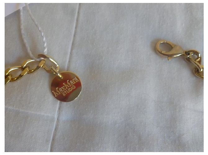 MAX MARA'S Juwelengürtel mit Strasssteinen Golden - Ansicht 4