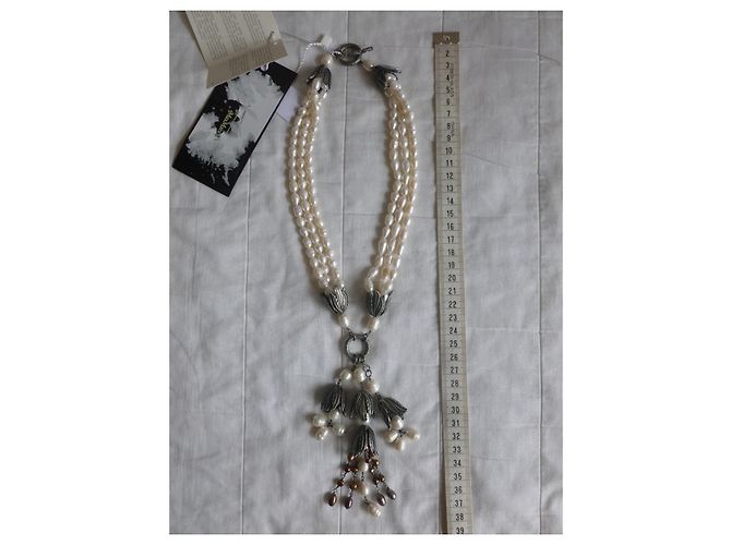 Weekend Max Mara Colar multifios MAX MARA WEEKEND. Branco - vista 3