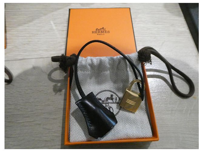 clochette , nuova cerniera e lucchetto Hermès per la borsa per la polvere Hermès Gold hardware - vista 2