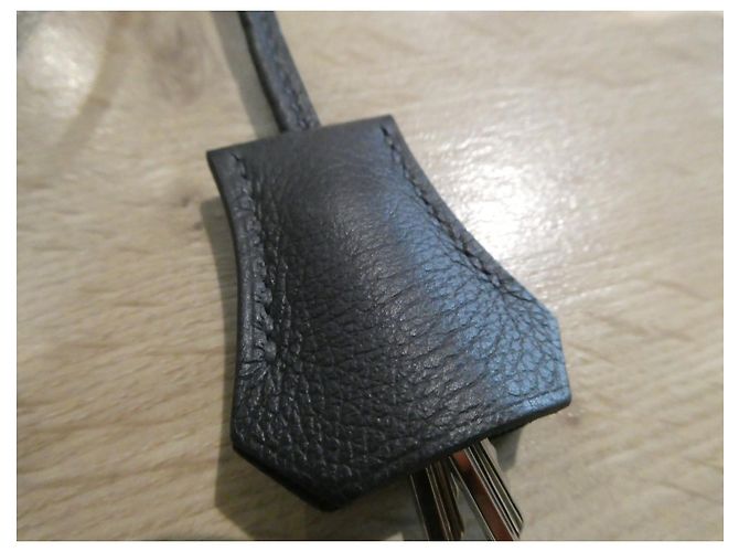 clochette , nuova cerniera e lucchetto Hermès per la borsa per la polvere Hermès Blu - vista 2
