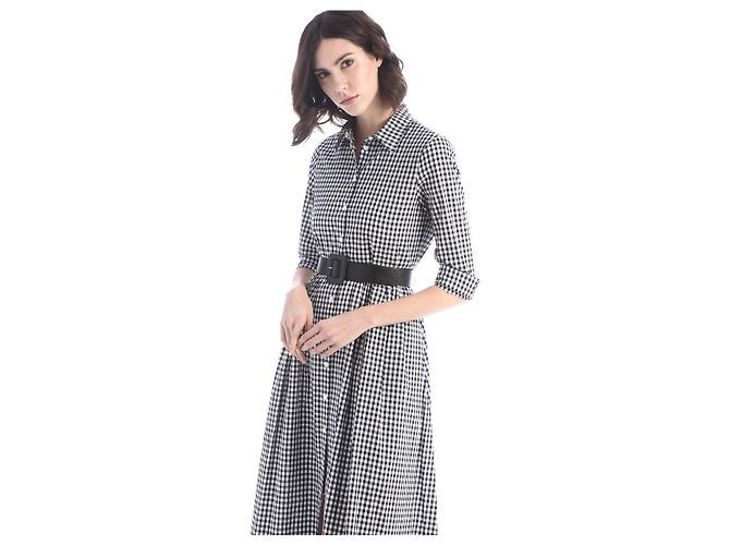 Weekend Max Mara Real leather belt MAX MARA WEEKEND. Black - view 2