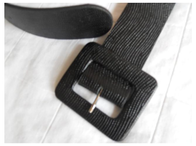 Weekend Max Mara Real leather belt MAX MARA WEEKEND. Black - view 8