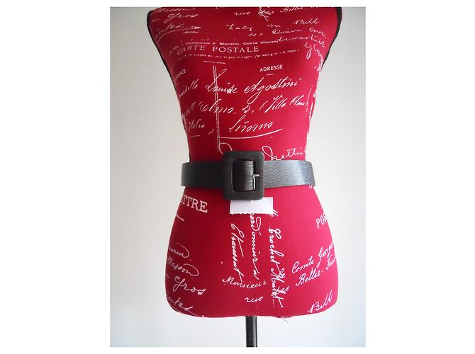Weekend Max Mara Real leather belt MAX MARA WEEKEND. Black - view 9