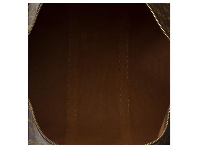LOUIS VUITTON Borsa Keepall in Tela Marrone - 101746 - vista 6