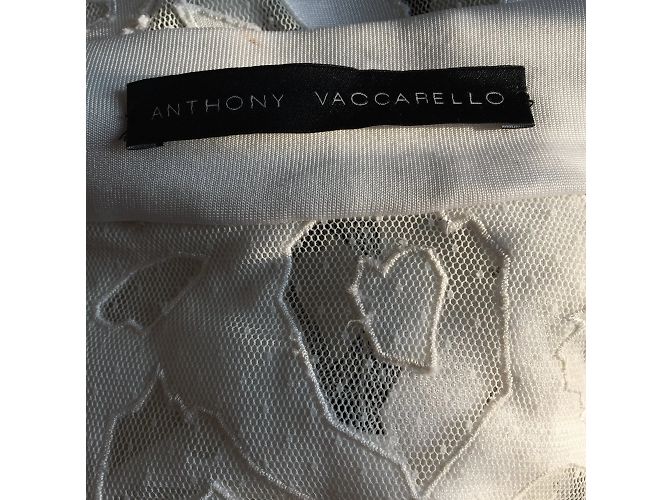 ANTHONY VACCARELLO Tops T.FR 36 Sintético Blanco - vista 4