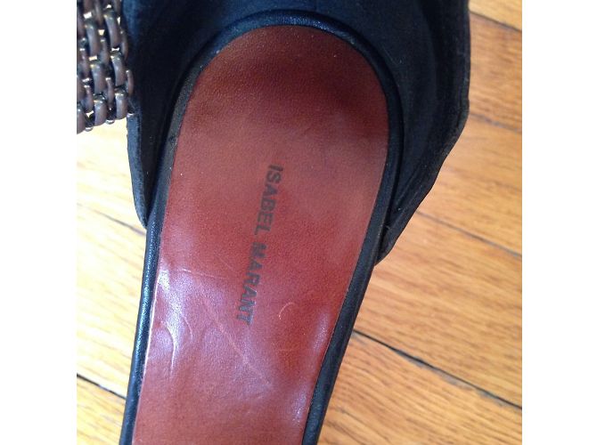 ISABEL MARANT Sandali T.EU 37 Pelle Nero - vista 6