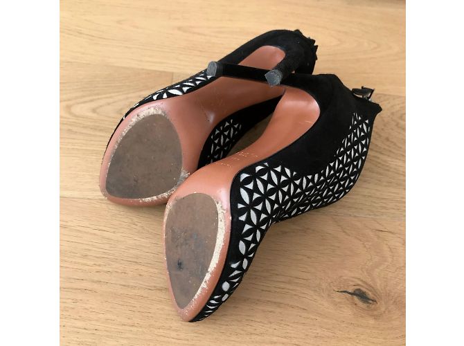 Alaïa Stivaletti ALAIA T.EU 36.5 Camoscio Nero - vista 4