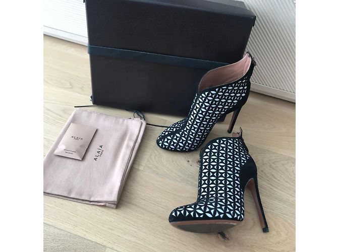 Alaïa Stivaletti ALAIA T.EU 36.5 Camoscio Nero - vista 6