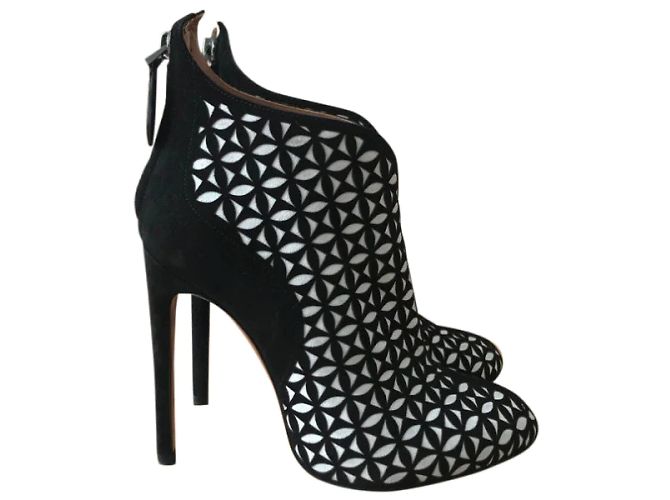 Alaïa Stivaletti ALAIA T.EU 36.5 Camoscio Nero - vista 7