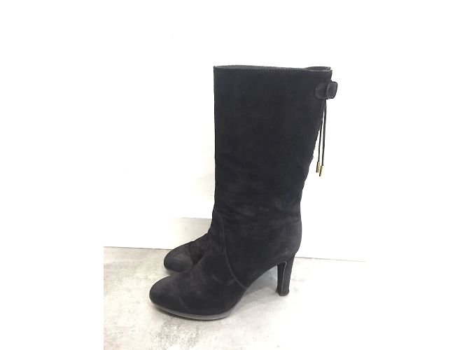 Stivali SERGIO ROSSI T.EU 37 Camoscio Nero - vista 2