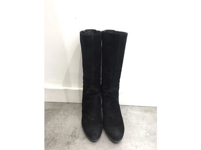 Stivali SERGIO ROSSI T.EU 37 Camoscio Nero - vista 3