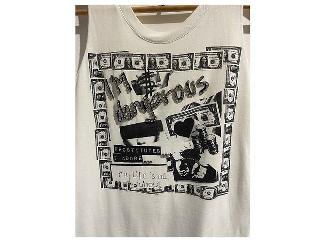 DOLCE & GABBANA Tops T.IT 40 Algodón Blanco - vista 2