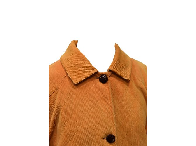 Chaqueta Burberry de algodón naranja Talla L - vista 6