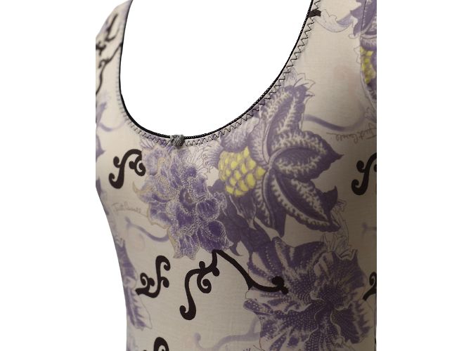 ROBERTO CAVALLI Camisetas S Púrpura - vista 5