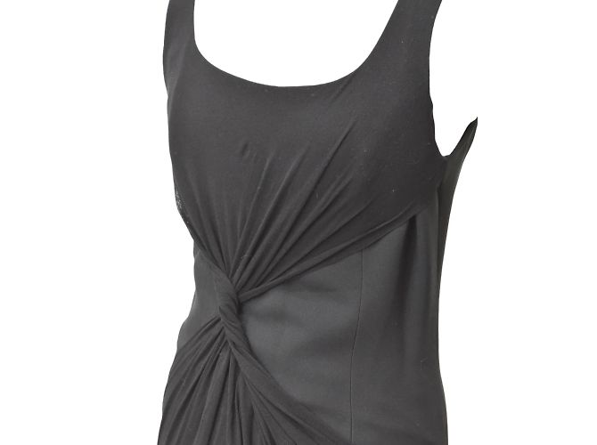 Vestido Moschino de algodón negro M - vista 5