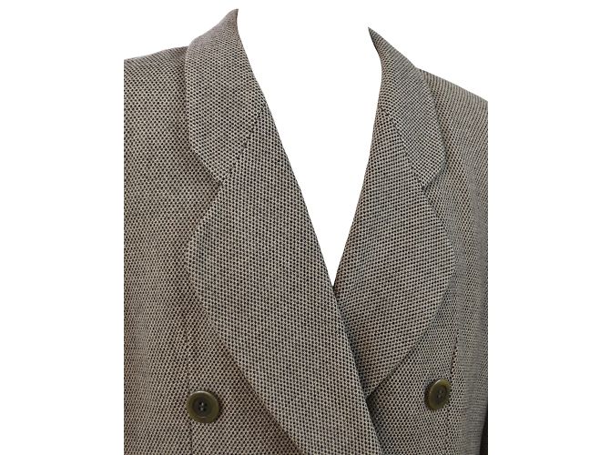 Burberry Grey Wool Jacket L - view 5