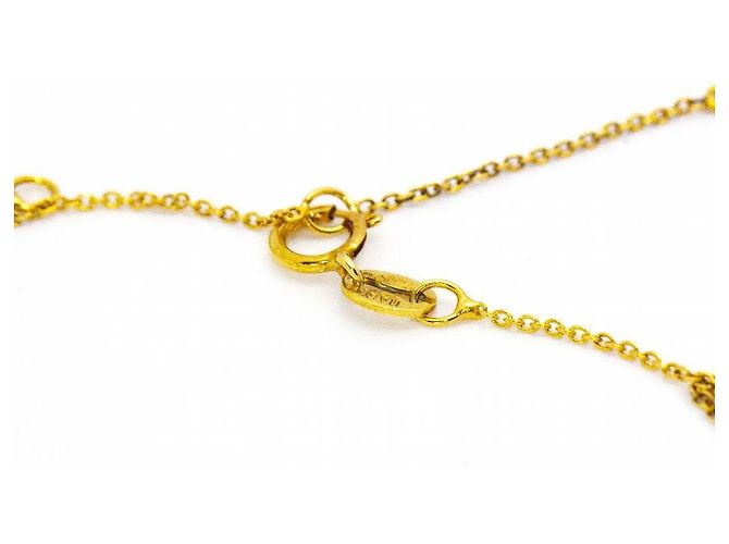 Autre Marque Gold, Collana con pendente in tormalina e corallo D'oro Arancione Verde oliva - vista 4