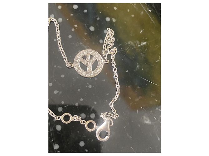 Bracciale Edouard Nahum in oro bianco con brillanti - vista 2