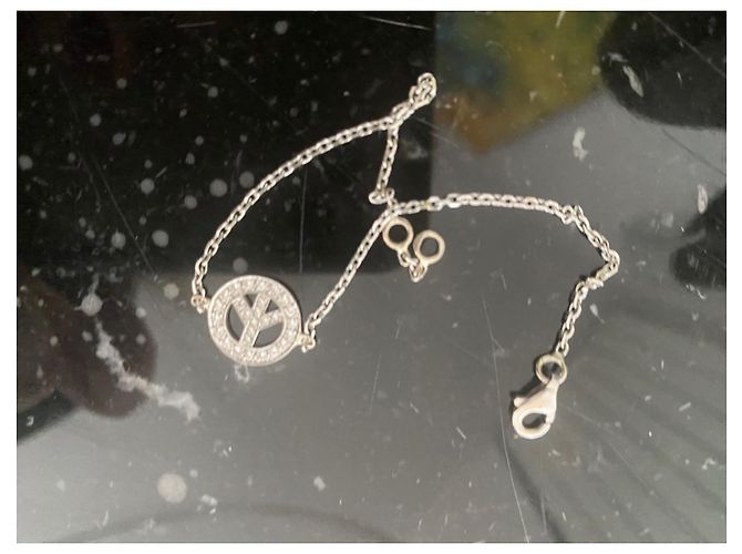 Bracciale Edouard Nahum in oro bianco con brillanti - vista 3