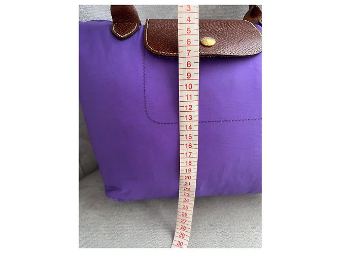 Longchamp Handtasche Dunkelviolett Polyester - Ansicht 10