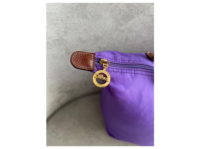 Longchamp Handtasche Dunkelviolett Polyester - Ansicht 2