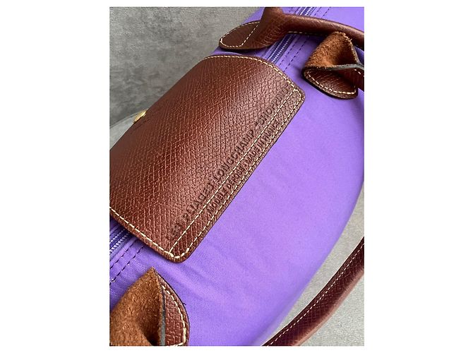 Longchamp Handtasche Dunkelviolett Polyester - Ansicht 5