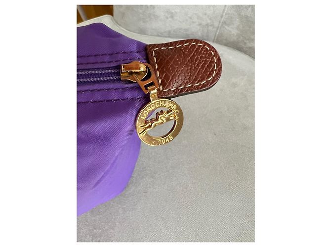 Longchamp Handtasche Dunkelviolett Polyester - Ansicht 6