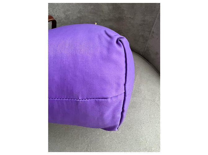 Longchamp Handtasche Dunkelviolett Polyester - Ansicht 8