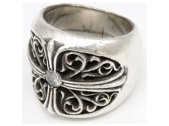 Chrome Hearts Bague Croix Florale - vue 2
