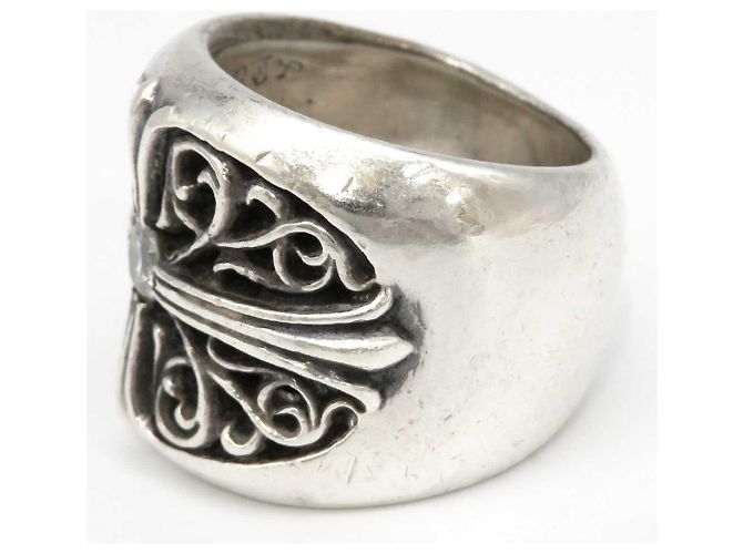 Chrome Hearts Bague Croix Florale - vue 3