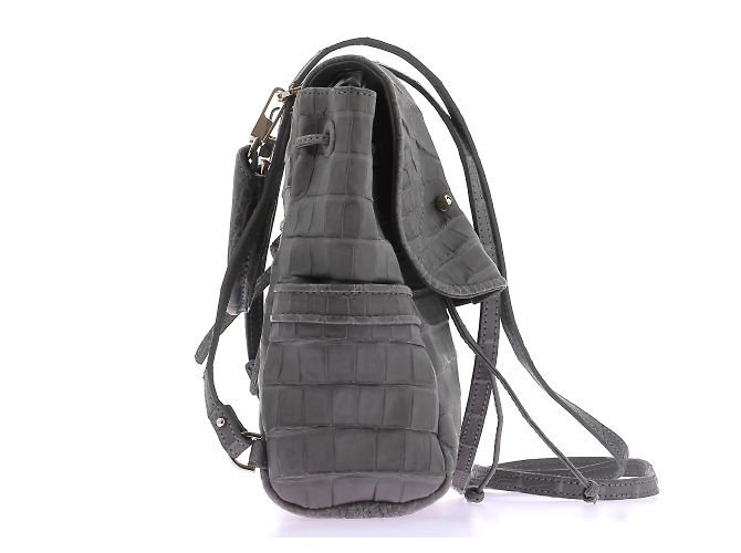 Autre Marque Yliana Yepez Handtaschen T. Leder Grau - Ansicht 5