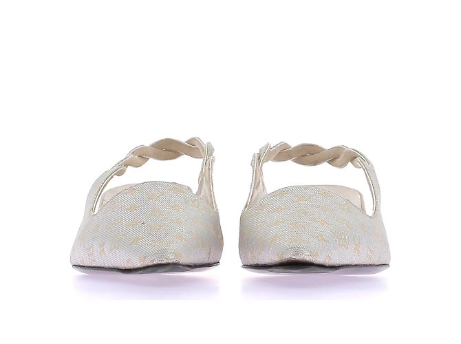 Mule e zoccoli Louis Vuitton T.EU 37 Pelle Argento - vista 3