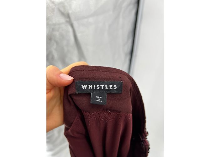 Faldas Whistles T.FR 34 Brillo Burdeos - vista 5