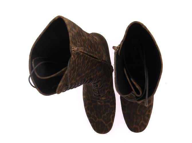 Botas Saint Laurent T.EU 37 Cuero Castaño - vista 6