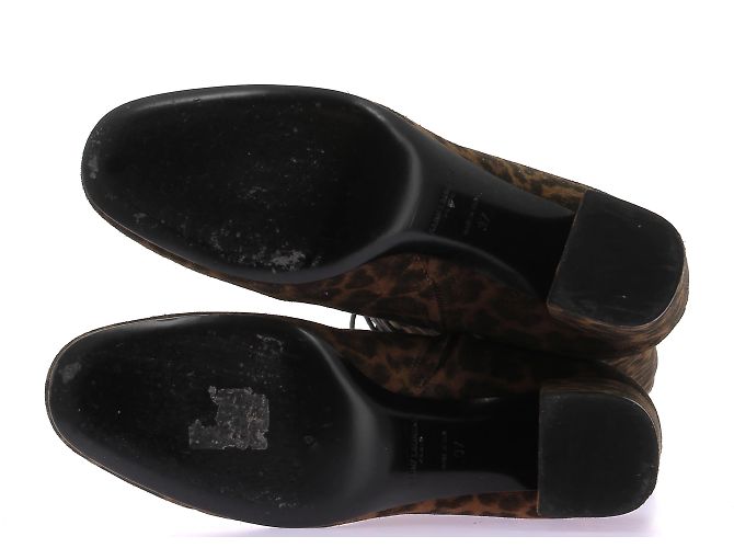 Botas Saint Laurent T.EU 37 Cuero Castaño - vista 7
