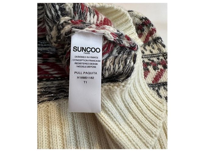 Jumper Paquita Suncoo de Mohair e Acrílico Multicor - vista 5