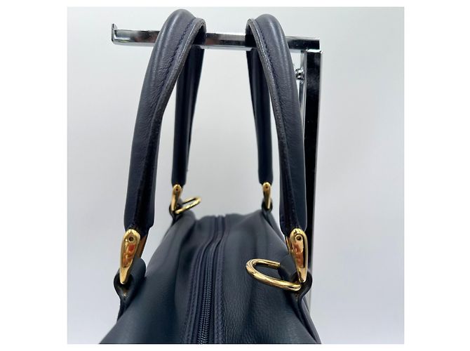 Borsa Speedy Boston in pelle Gucci Blu navy - vista 11